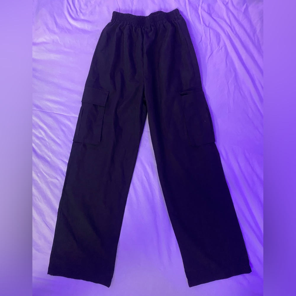black Shein cargo pants